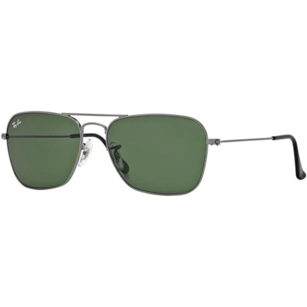 Ray Ban RB3136 CARAVAN 004 58M GunmetalCrystal Green_1