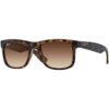 RayBan Rb4165 Justin Lentes de sol rectangulares Goma_1