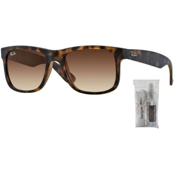 RayBan Rb4165 Justin Lentes de sol rectangulares Goma_2
