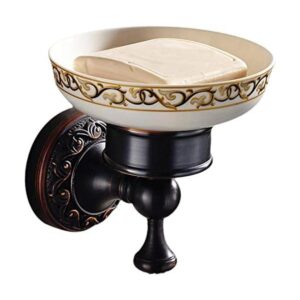 Leyden Jabonera de bronce accesorios de baño de bronce