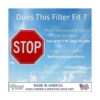 Paquete de 2 filtros de aire compatibles con fábrica para