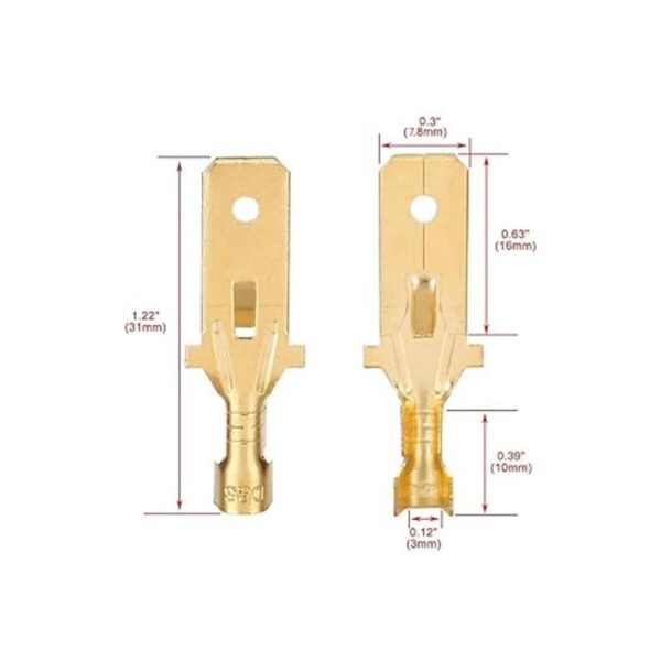 Baomain Macho Spade Quick Empalme Terminales de crimpado_4