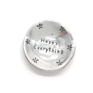 Happy Everything Cuenco pequeño de peltre con caja de_1