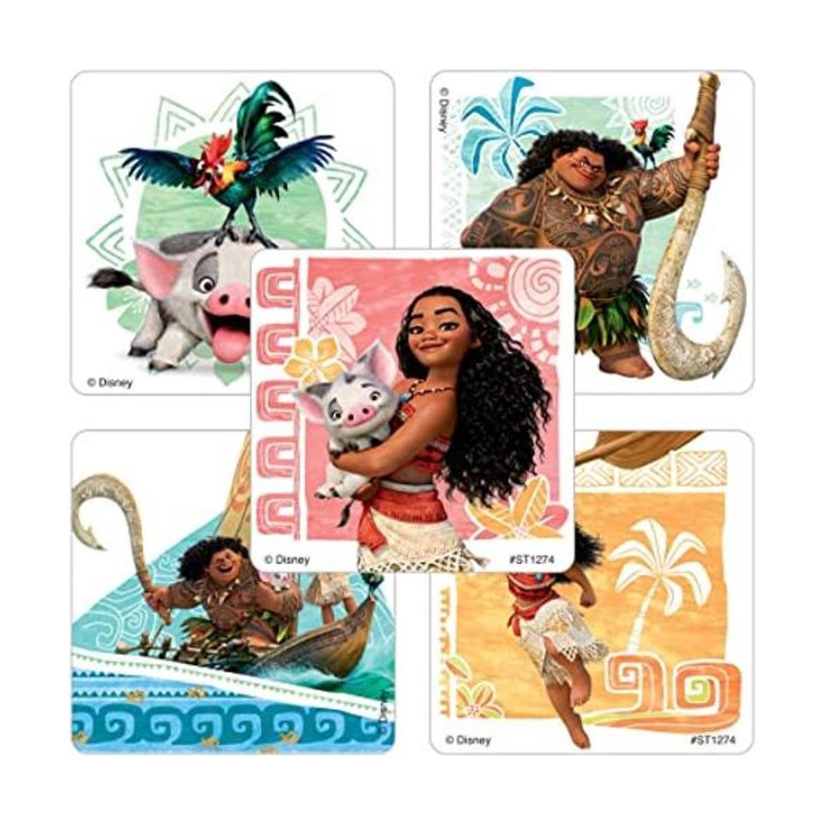 Moana pegatinas premios y obsequios 100 por paquete