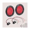 Luces de LED traseras de freno redondas color rojo de_6