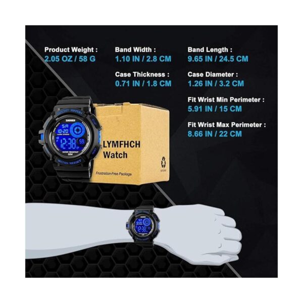 Skmei Reloj deportivo para hombre reloj de pulsera_2