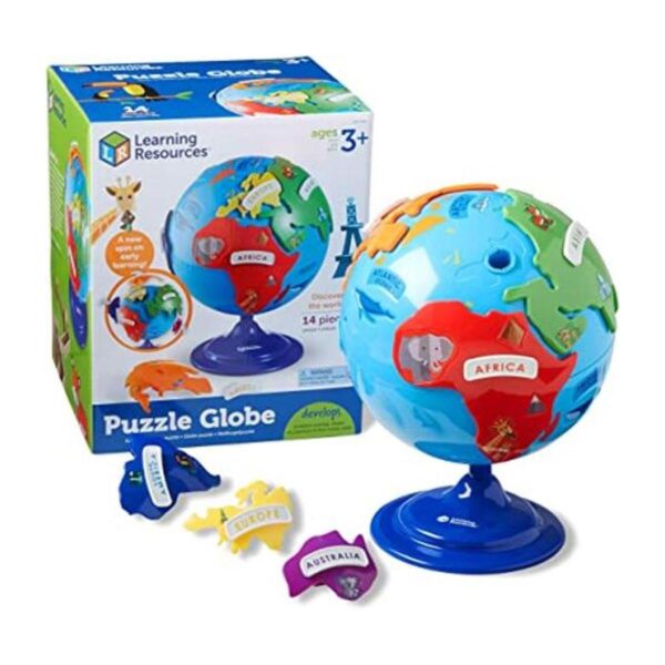 Learning Resources Globo terráqueo rompecabezas 14 piezas_1