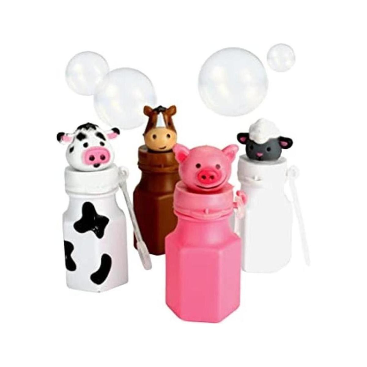 Fun Express Botellas de burbujas de granero juego de 12