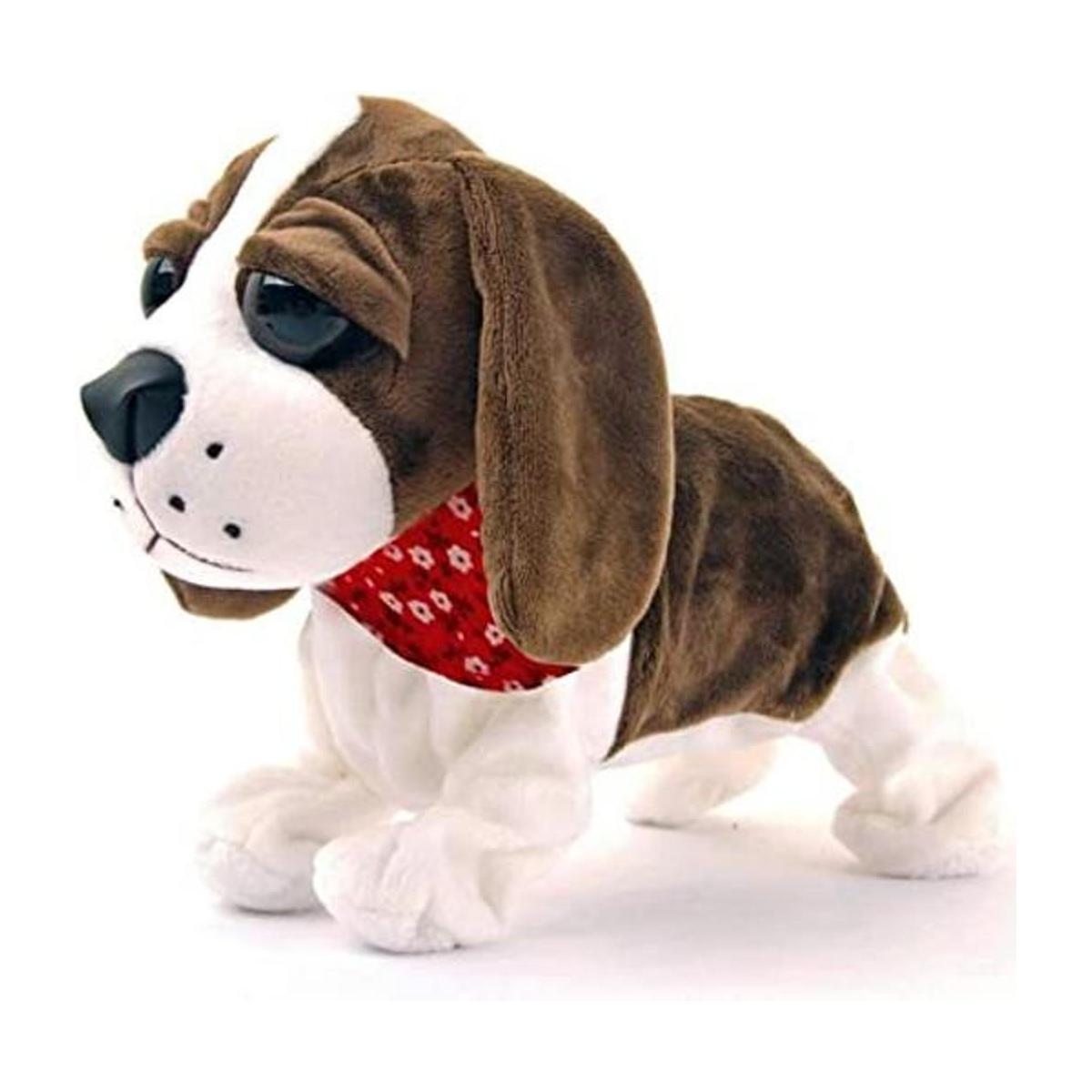 Juguete electrónico de peluche de perro con control de