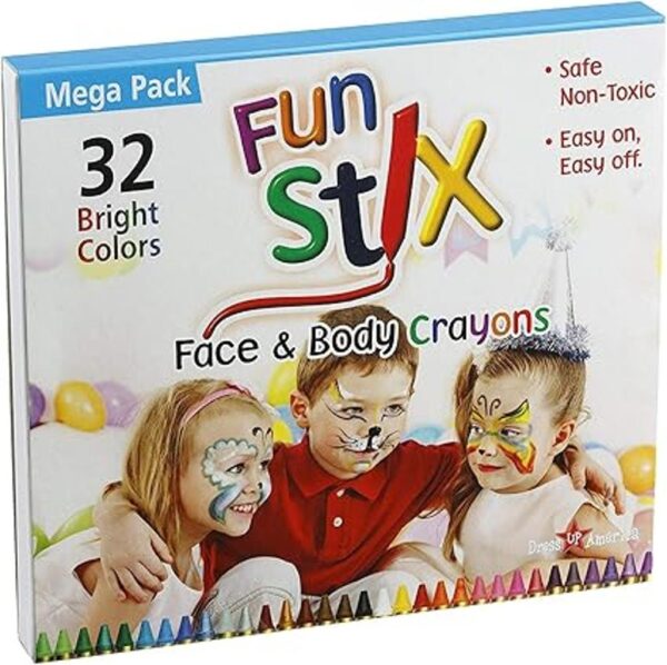 Dress Up America Fun Stix Paquete grande de 32 colores de