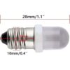GutReise 10 bombillas LED con rosca E10 6 V luz blanca_4