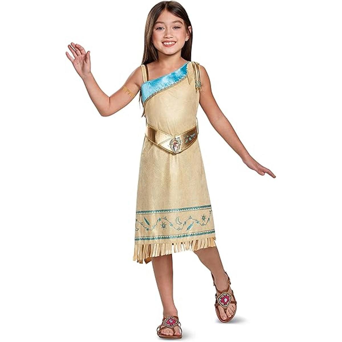 Pocahontas Disfraz de lujo marrón S 46X