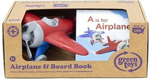 Green Toys Aeroplano y libro de cartón_2
