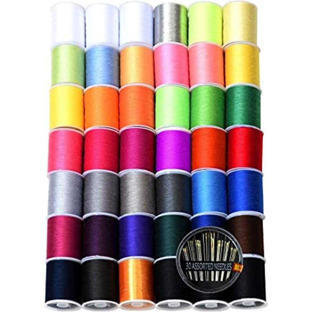 Kit de 30 carretes de hilo de coser de alta calidad