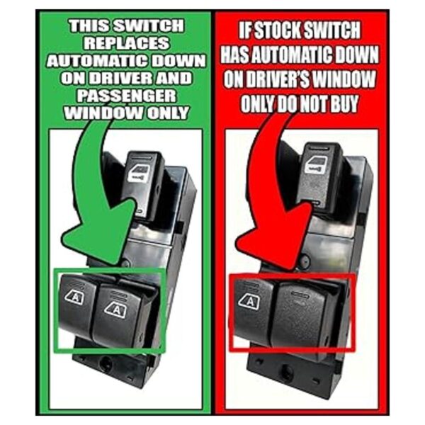 Interruptor maestro de ventana SWITCHDOCTOR para 20082013_3
