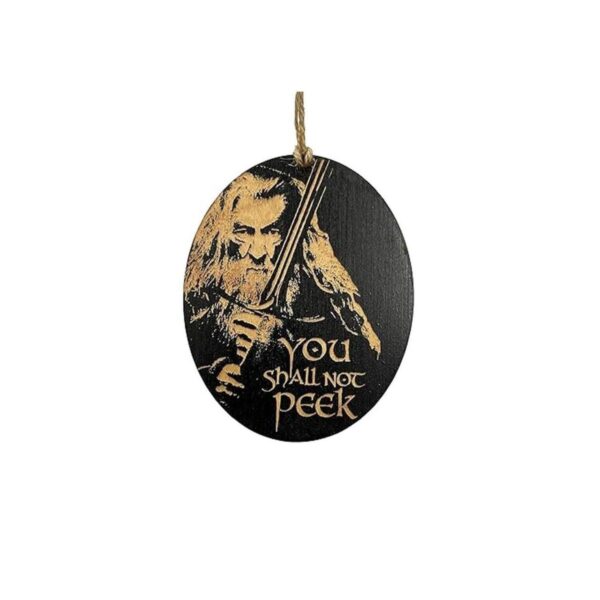 Ornament You Shall Not Peek BLACK_2