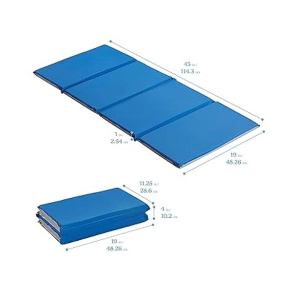 ECR4Kids tapete plegable en 4 color azul y gris_2