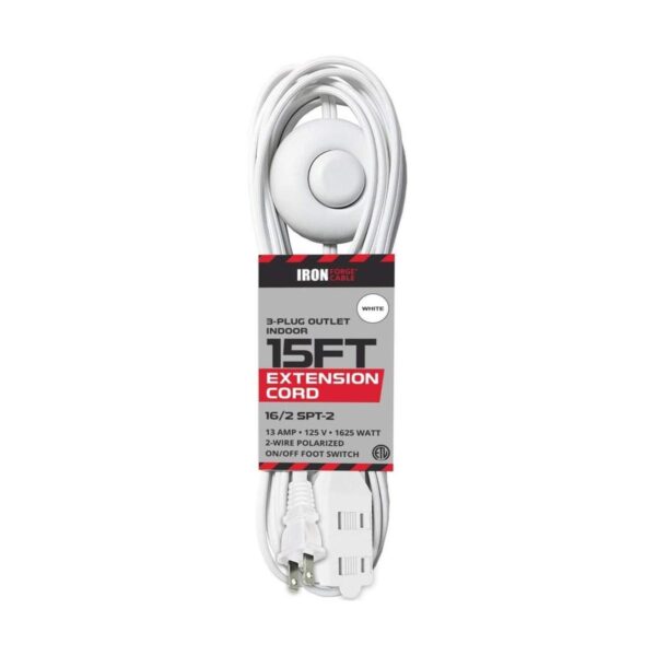 Cable de extensión de 15 pies con interruptor de pie y 3_1