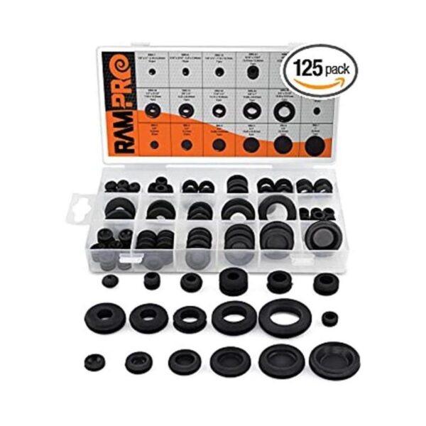 RamPro juego de 125 piezas de arandelas ojales anillos