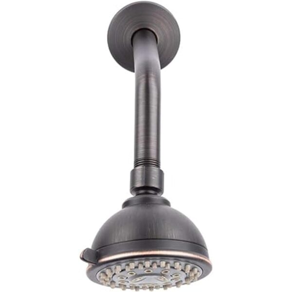LDR 520 2412ORB Brazo de ducha de acero inoxidable de 8