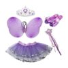 Juego de disfraz para niñas 6 unidades color morado_1