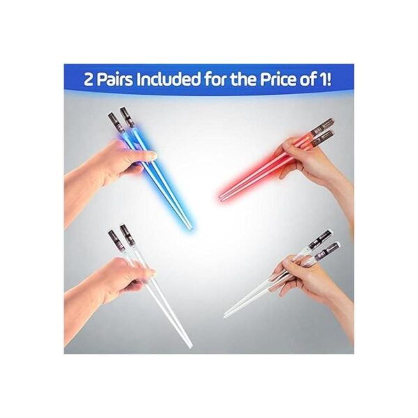 Sabers Chop Lightsaber Luz LED Up palillos 2 Par Rojo Azul_4