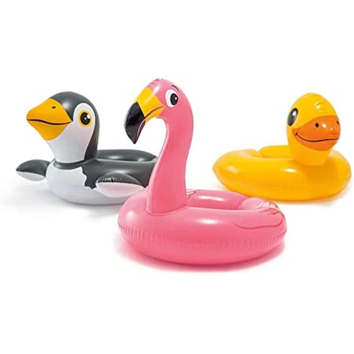 Aro flotador Intex de animales set de regalo 3 unidades