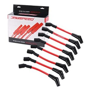 JDMSPEED Juego de cables de encendido de bujías de alto_1