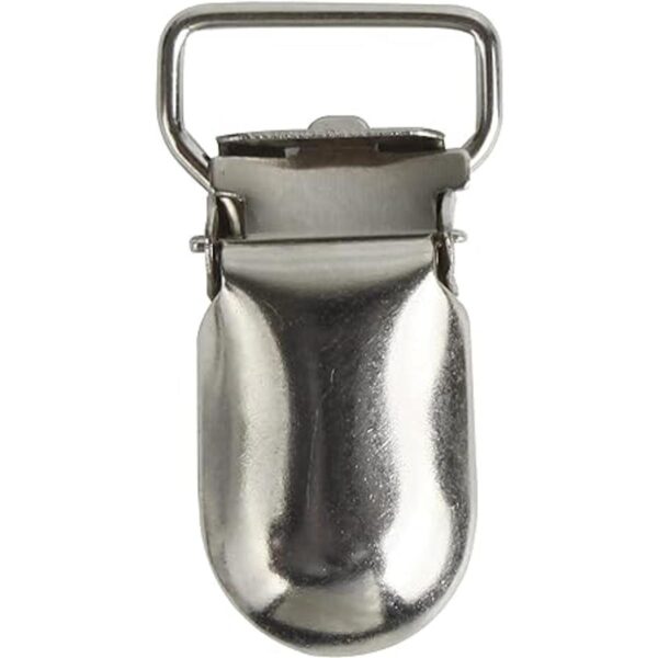 Andux 25 clips de tirantes para soportes de plata YJK01_6