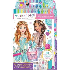 Make It Real Cuaderno de bocetos de diseño de moda_1