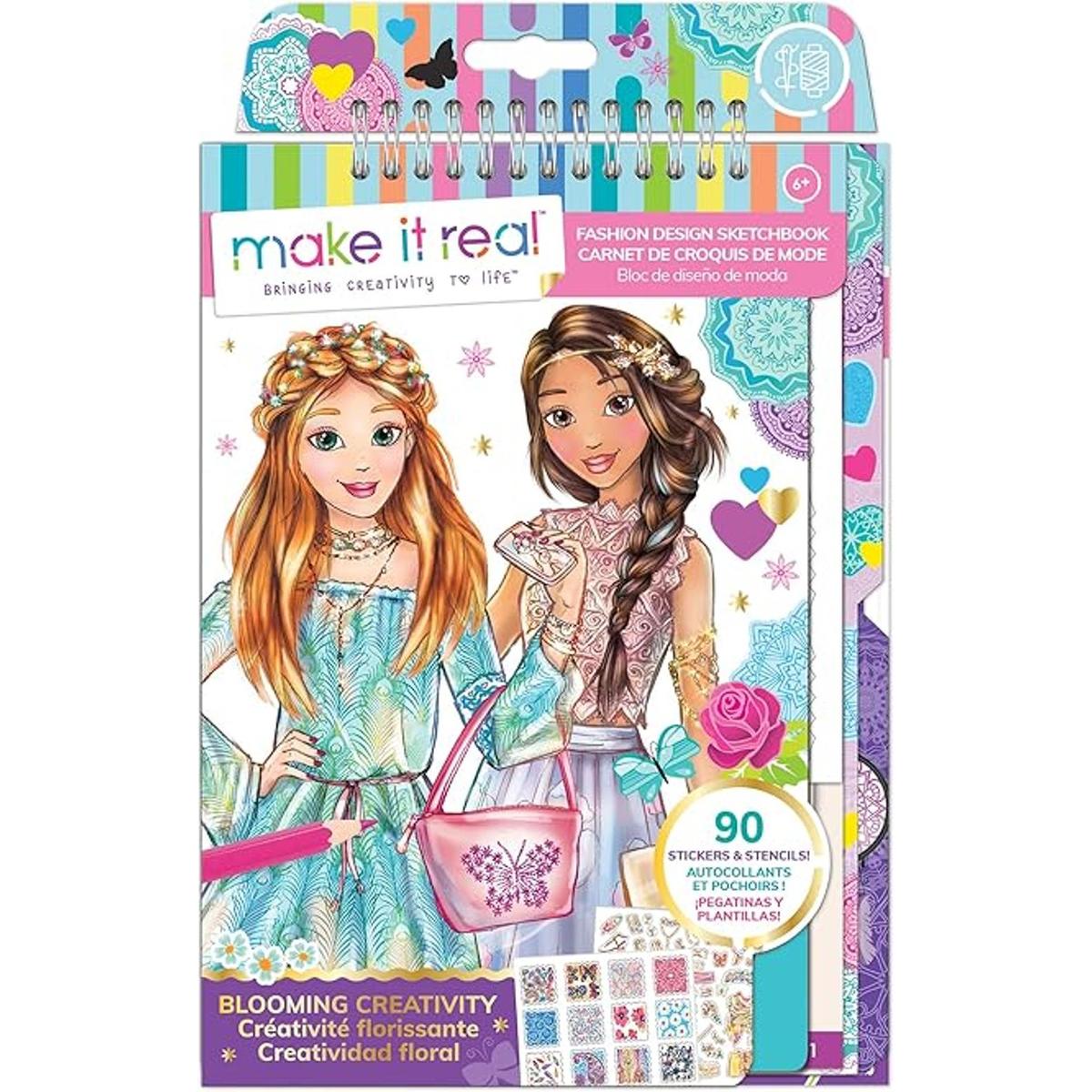 Make It Real Cuaderno de bocetos de diseño de moda