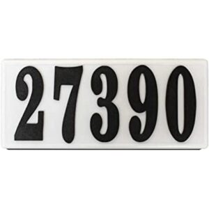 Qualarc SRPAB01BLK Serrano Placa de dirección rectangular_1