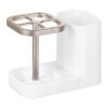 Soporte mDesign para pasta y cepillos de dientes con