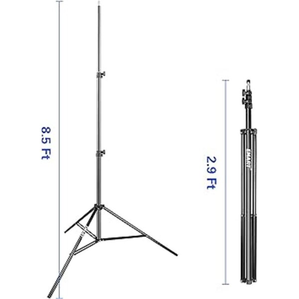 EMART Soporte de luz para fotografía de 8.2 ft para_2