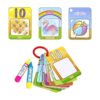 Coolplay Agua Colorear Tarjetas Aprendizaje Número Forma_1