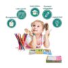 Coolplay Agua Colorear Tarjetas Aprendizaje Número Forma_3