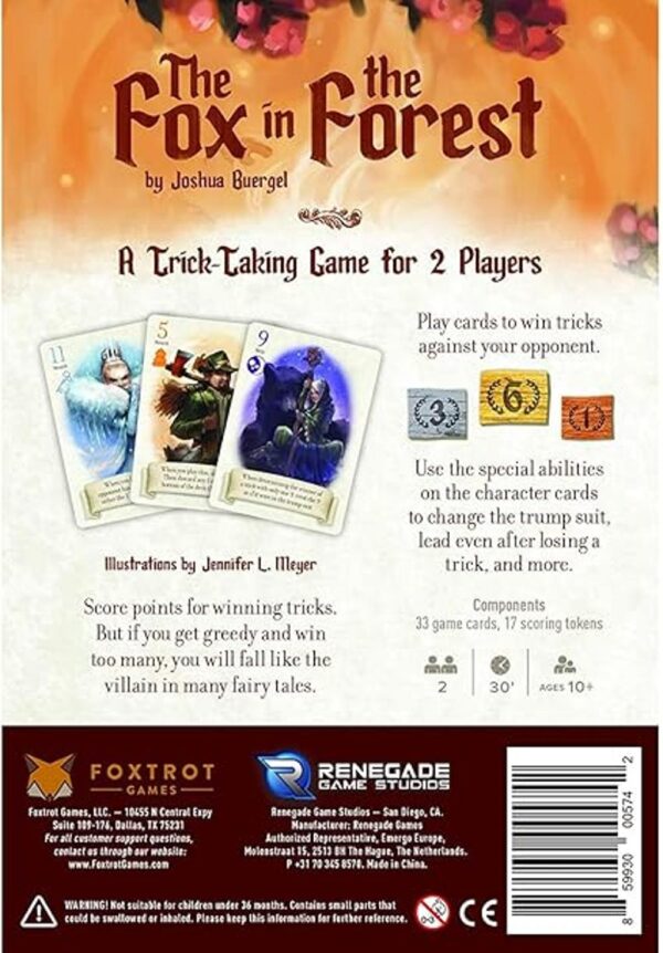 Renegade Game Studios Juego de cartas The Fox in the_6