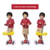 Radio Flyer Lean N Glide Scooter con ruedas iluminadas_5