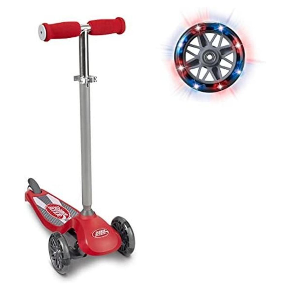 Radio Flyer Lean N Glide Scooter con ruedas iluminadas