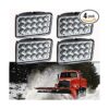 QUAKEWORLD Faros delanteros rectangulares LED de haz_1