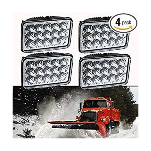 QUAKEWORLD Faros delanteros rectangulares LED de haz_1