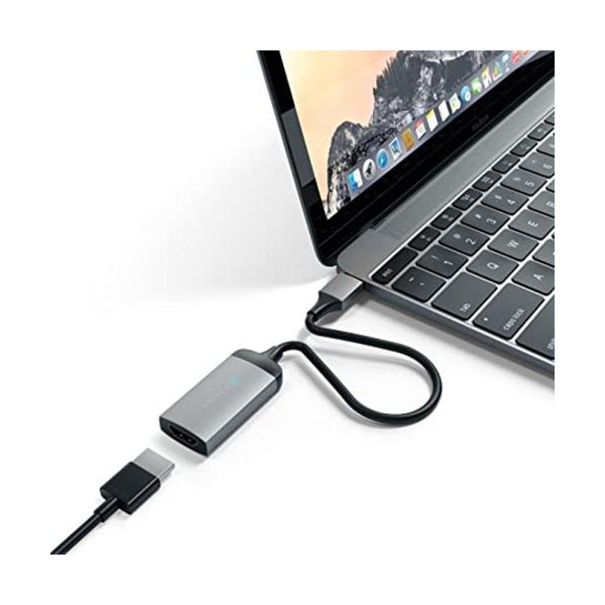 Satechi Adaptador HDMI de aluminio tipo C 4K 60 Hz