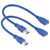 RIITOP Cable de extensión corto USB 3.0 tipo A macho a_1