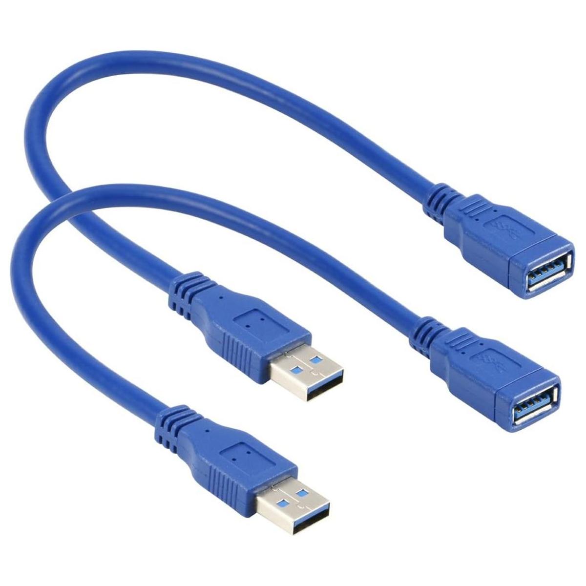 RIITOP Cable de extensión corto USB 3.0 tipo A macho a