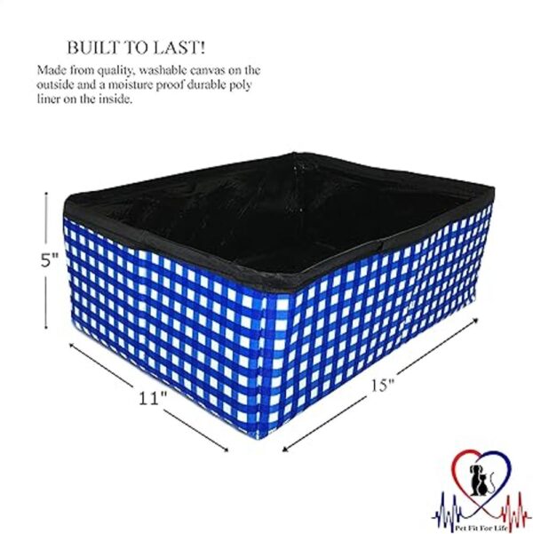 Pet Fit For Life Caja de arena plegable portátil para