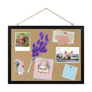 Tablero de anuncios de corcho de 15.7 x 12 pulgadas con_1
