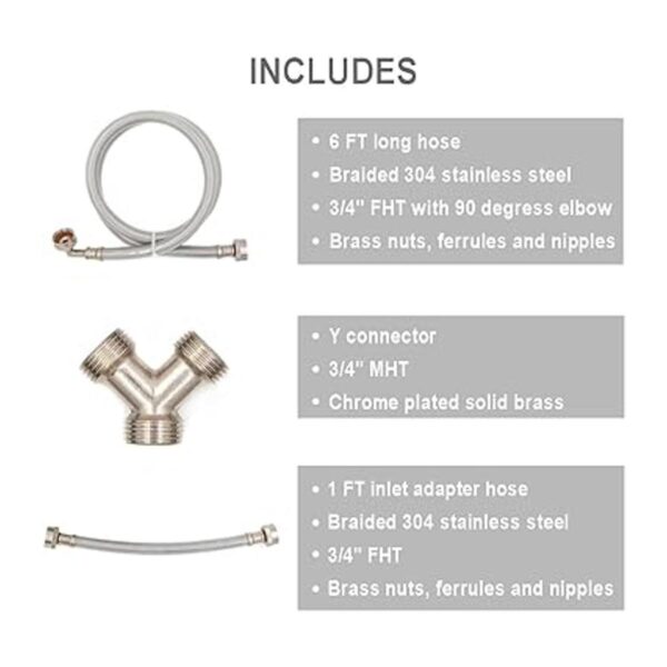 TT FLEX Kit de instalación de manguera para secadora de_3