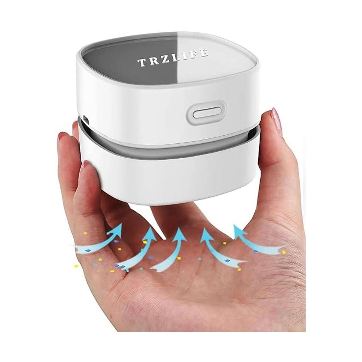 TRZLIFE Aspiradora de escritorio mini aspiradora de