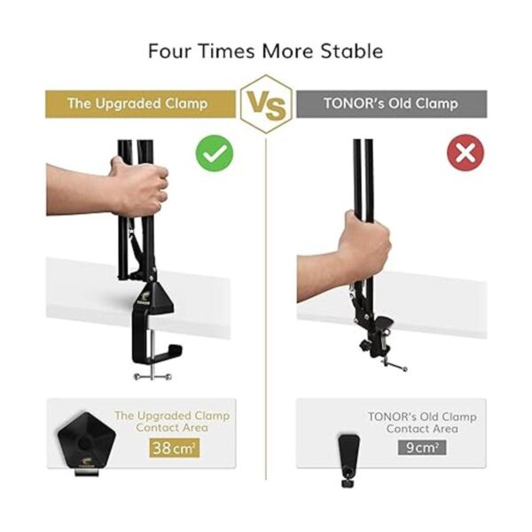 TONOR Studio Brazo de extensión de soporte de micrófono_4