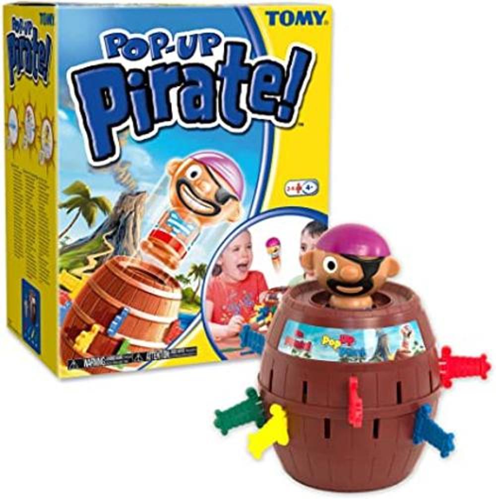 TOMY Pop Up Pirate Juego de pirata emergente proporciona